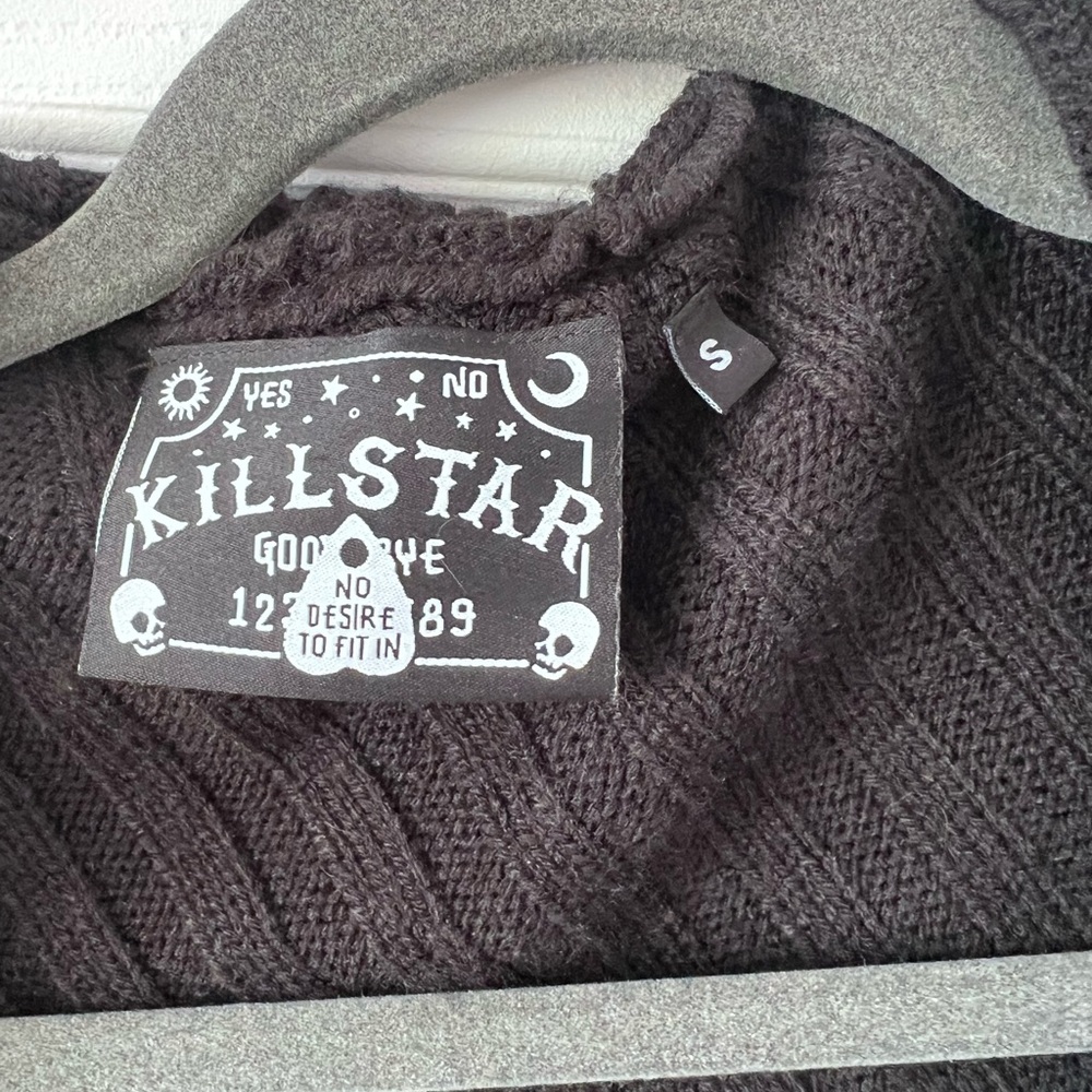 Killstar Knit Black Cardigan